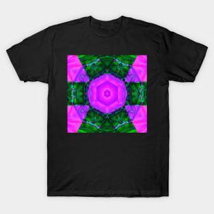 Pink & Green Kaleidoscope T-Shirt